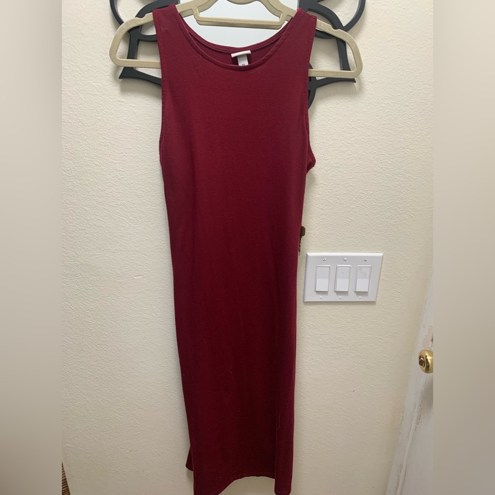 A New Day Burgundy bodycon dress